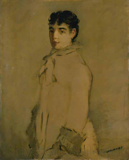 Edouard Manet Jeunne femme en rose Spain oil painting art